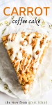 Carrot Cake Coffee Cake in 2021 | Baking recipes, Cake with cream cheese, Breakfast cake