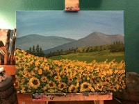 Pin by Studio jb on 유화 초급 (1-3개월) in 2022 | Nature art painting, Diy canvas art painting, Painting art projects