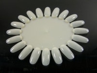 배 pcs 세트 자연 아이보리 컬러 타원형 네일 아트 연습 디스플레이 팁 휠 | Nails, Nail tools