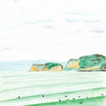 sea #beach #ocean #surflife #session #illustration #drawing #sketch  .  #서핑 #파도타기 #시즌 #여름 … | 스케치, 서핑, 바다