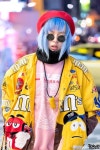 Dog Harajuku M&Ms Bomber Jacket | 일본 거리 패션, 패션 디자이너