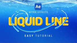 2022 | 모션 그래픽, 이론, 애니메이션 After Effects Liquid Line Animation Easy Tutorial l  액체 라인 애니메이션 (Include... 