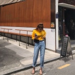 요즘 가로수 많이오네요히히 날씨가 좋아서 그릉가~~~❤️ 🎶🎶어제 공원코디 뒤에포인트 되어있는티!! 업뎃되었으니 구경가보세요❤️