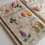 2년전, 친구에게 가르쳐 주기 위해, 만들었던 실용적인 스티치만 모아놓은, #프랑스자수 #스티치북 ... 😆 휘프스파이더, 램블런로즈, 리프... 