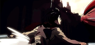 A Few GIFs of Mikasa being awesome 1/3 | 진격의 거인