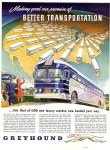 1947 ... buses jam highways!(이미지 포함) | 자동차, 그림