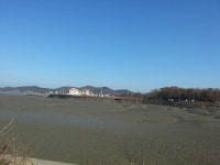 mud flat and blue sky 썰물 후 파랑 | 파랑