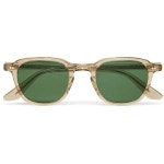 Moscot Billik Round-Frame Acetate Sunglasses ($290) ❤ liked on Polyvore featuring mens fashion, mens accessories, mens... 