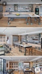 이정인더스트리(kitchen 2) | Pin by 영숙 김 on 씽크대 in 2023 | Industrial kitchen island, Industrial style kitchen, Portable kitchen island
