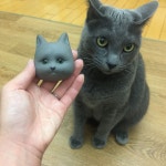 #석고방향제 #루비방향제 #고양이방향제 #떡국누나  #세븐 이 생각나는건 어쩔수 없지만  #컬리티 좋고#느낌 좋고 #향 도 #좋다 #루비 #얼굴 #둥둥... 