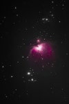 Orion Nebula - The Orion Nebula as seen from Mannheim in Germany. | 우주