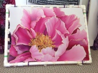 Combined Silk April 20-24, 2015 - Karen Sistek | 꽃그림, 모란, 유화