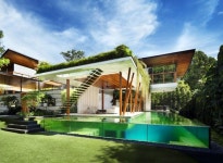 Imagem por 설레임 ♥ em 홈 앤 인테리어 | Projetos de mansão, Piscina de vidro