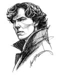 Pin by loi zim on 연필(샤프) 초상화 | Sherlock art, Sherlock drawing, Sherlock