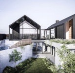 Pin by 장예림 on 주민센터 | Architecture courtyard, Facade house, Gable house