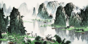 Chinese / Japanese Brush Painting에 있는 L. G.님의 핀 | 그림, 풍경 그림