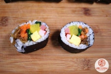 김밥집 아주머니가 알려준 자로 잰 듯 깔끔하게 김밥 써는 법 | 김밥, 법