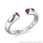Ruby Ring #Love | 쥬얼리, 커플 반지, 보석
