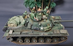 1:35 모노그램 M48A2 베트남전 필링으로 제작하였습니다. | 모노그램, 유화, 베트남