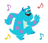 [GIF] 이모티콘 = 애니메이션 = 몬스터 주식회사_Monsters, Inc. (47장)