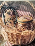 Upholstery samples would be so cute as lid covers and bags! Cute gift! | 소품