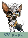 Basic Pet Portrait by John LaFree – JohnLaFree.com | 팝아트, 동물