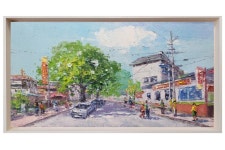 나이프터그림등)#서양화 - 2023 | 풍경화, 야외, 유화 #도시풍경 / 2023. 유화칼라,팔레트 나이프터치,    #YouTube@shin-jaeheung (신재흥)... 