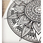 Circle flower mandala by OrgeSTC on DeviantArt | 만다라 그리기, 두들아트, 젠탱글 패턴
