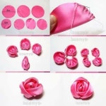 Pin by 신혜경 on 리본 아트 | Sewing ribbon flowers, Fabric flowers diy, Fabric flowers