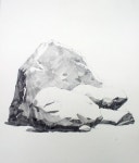 1번째 이미지 | 풍경 그림, 수채화, 바위
