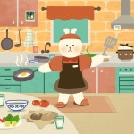 시간🍳 . . . #일러스트그램 #그림스타그램 #일러스트레이션 #일러스트레이터 #동물일러스트 #그림그램 #요리스타그램 #토끼... 