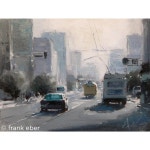 Frank Eber, San Francisco Haze (2017) Oil on board | 풍경 수채화, 도전