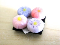 [Collab: Non-chansCréations] Polymer Clay Wagashi Set Tutorial | 미니어처