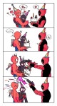 돌멩 | Marvel funny, Marvel spiderman art, Deadpool and spiderman
