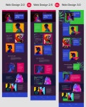 ones, you will see a huge difference. Just look at what is trending today on Behance and Dribb… | 웹디자인, 레이아웃, 그래픽