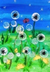 망원동 미술 민들레 | 여름 예술, 민들레 그림, 유치원 미술