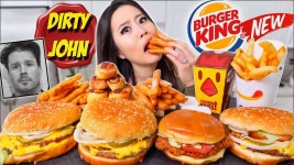 New! BURGER KING FRIES + KING XL BURGER MUKBANG 먹방 | Eating Show | Burger, Burger king fries, Burger king