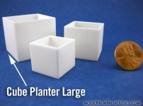 Cube Planter Large 1:12 scale by modernminifan on(이미지 포함)