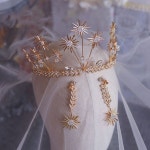 Hair Salon de 티아라 | Chic / Beautiful Gold Bridal Hair Accessories 2019 Metal Leaf... Bridal Jewelry,Bridal Hair Accessories,Tia… | 머리 장신구