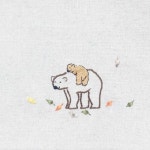 #bear #series2 #스트링파우치 #brownbear #handmadeembroidery #needlework #selfdesign #illustration 한땀한땀 그림 그리듯..... 