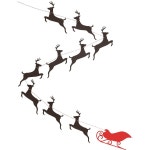 Reindeer & Sleigh Garland Kit | 공예