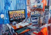 그곳으로부터 이곳으로 acrylic on canvas163X 112/2012