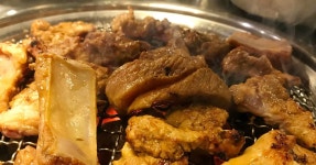 통큰갈비, 조박집, 포도식당, 성산왕갈비, 풍년갈비, 조선화로구이, 오심숙이갈비, 귀품찬, 봉피양, 송원마포갈비 | 돼지갈비, 요리, 식품 아이디어