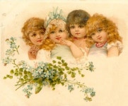 Vintage printable | 소녀