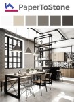 Dining room color palette - black dark-azure dark-gold red | 사무실 인테리어 디자인, 다이닝 룸 조명, 디자인 방