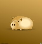황금돼지 일러스트 ai 무료다운로드 free golden pig illustration | 일러스트레이션, 웹디자인, 패턴