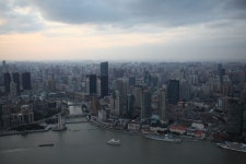 Shanghai, China. 상해 동방명주 전망대에서 찍은 상해 스카이뷰입니다.