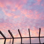 분홍 분홍 하늘 #저녘노을 #저녁노을 #노을 #하늘 #구름 | 하늘, 구름