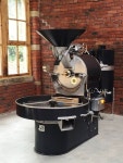 After months of work, our beautiful old Probat UG22 coffee roaster | 커피