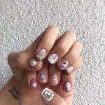 • 스와로브스키 스톤네일 / 네일아트 디자인 모음! 눈부신 손 : 네이버 블로그 #beachnail | 해변 네일, 귀여운 네일, 화려한 네일